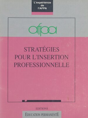 cover image of Stratégies pour l'insertion professionnelle